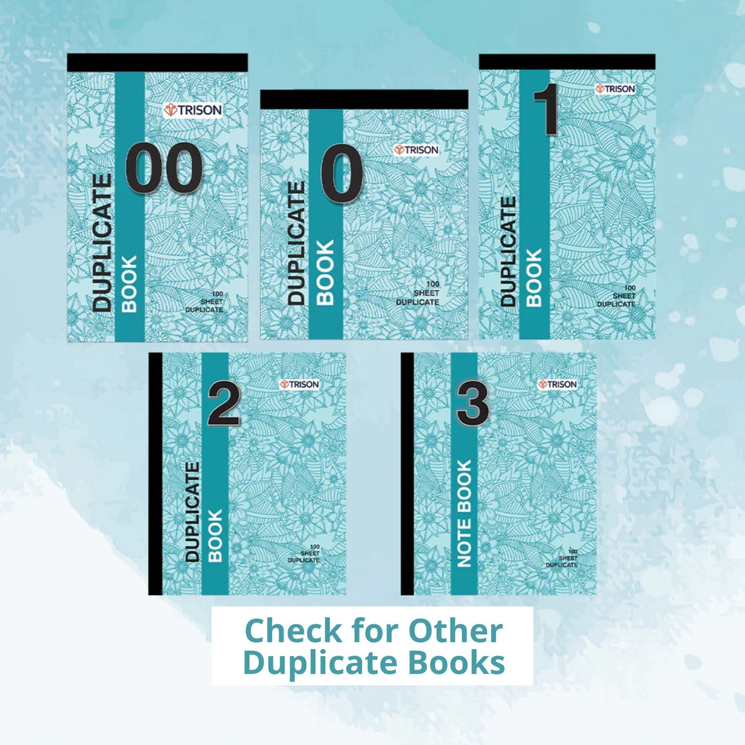 Duplicate Book Trison No0 116 100 Set
