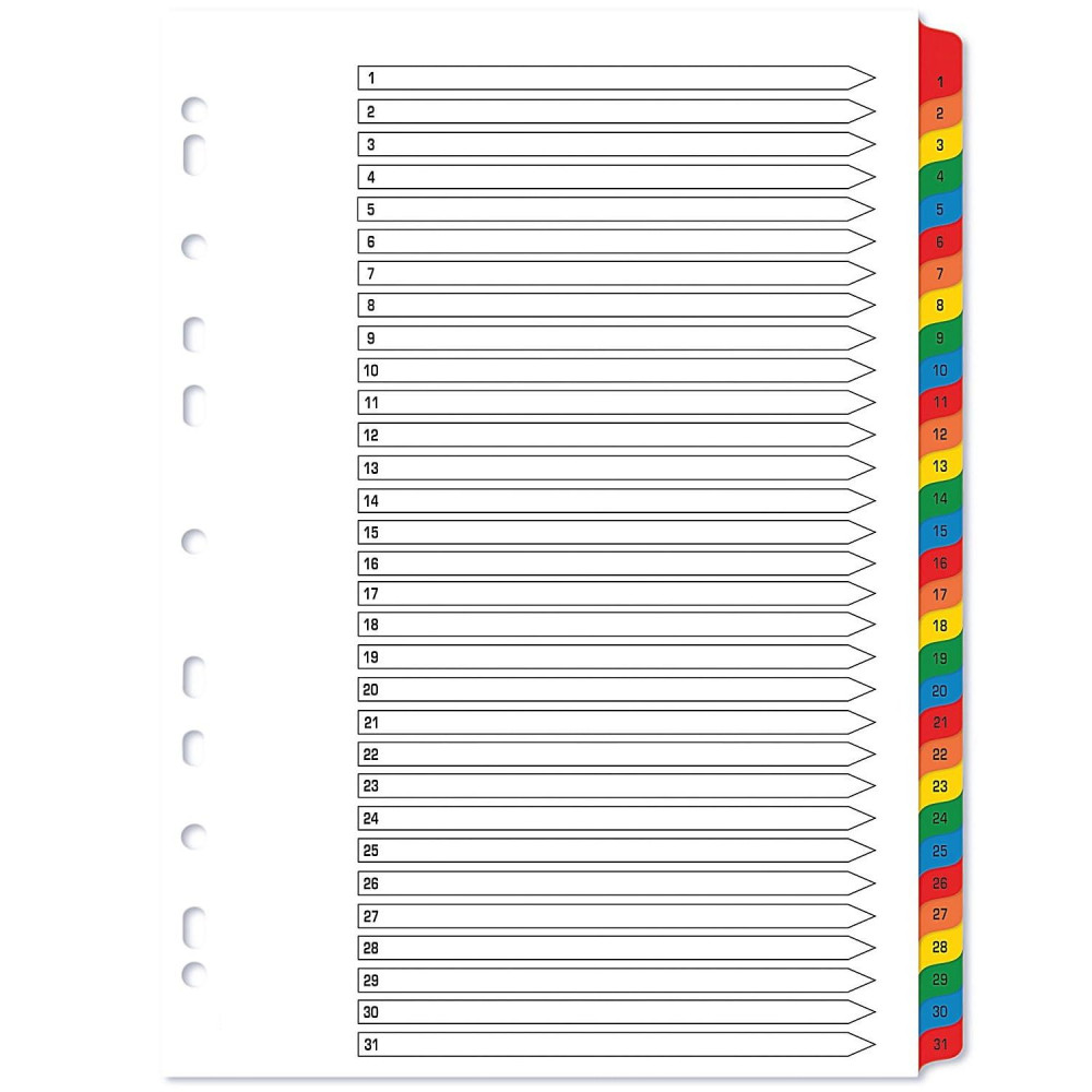 Image of Divider 1 to 31 A4 WorldOne DV131