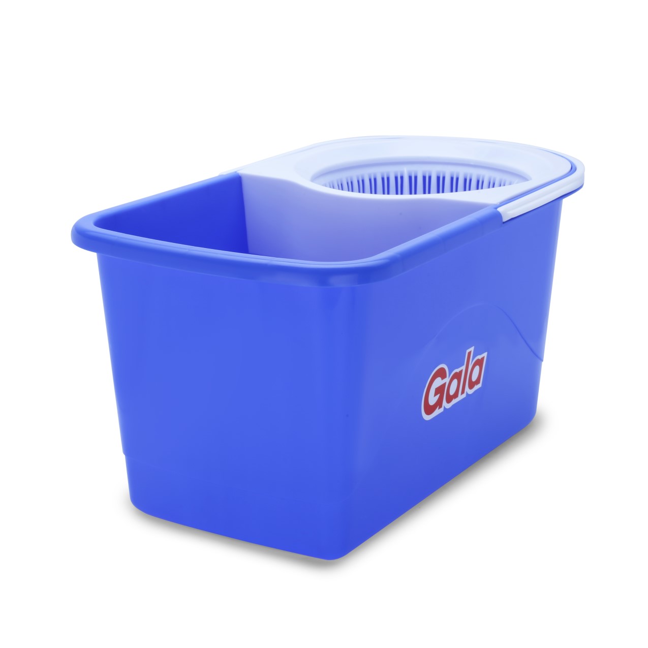 Gala Smart Spin Mop with Wring Bucket Plastic Blue Two Refills