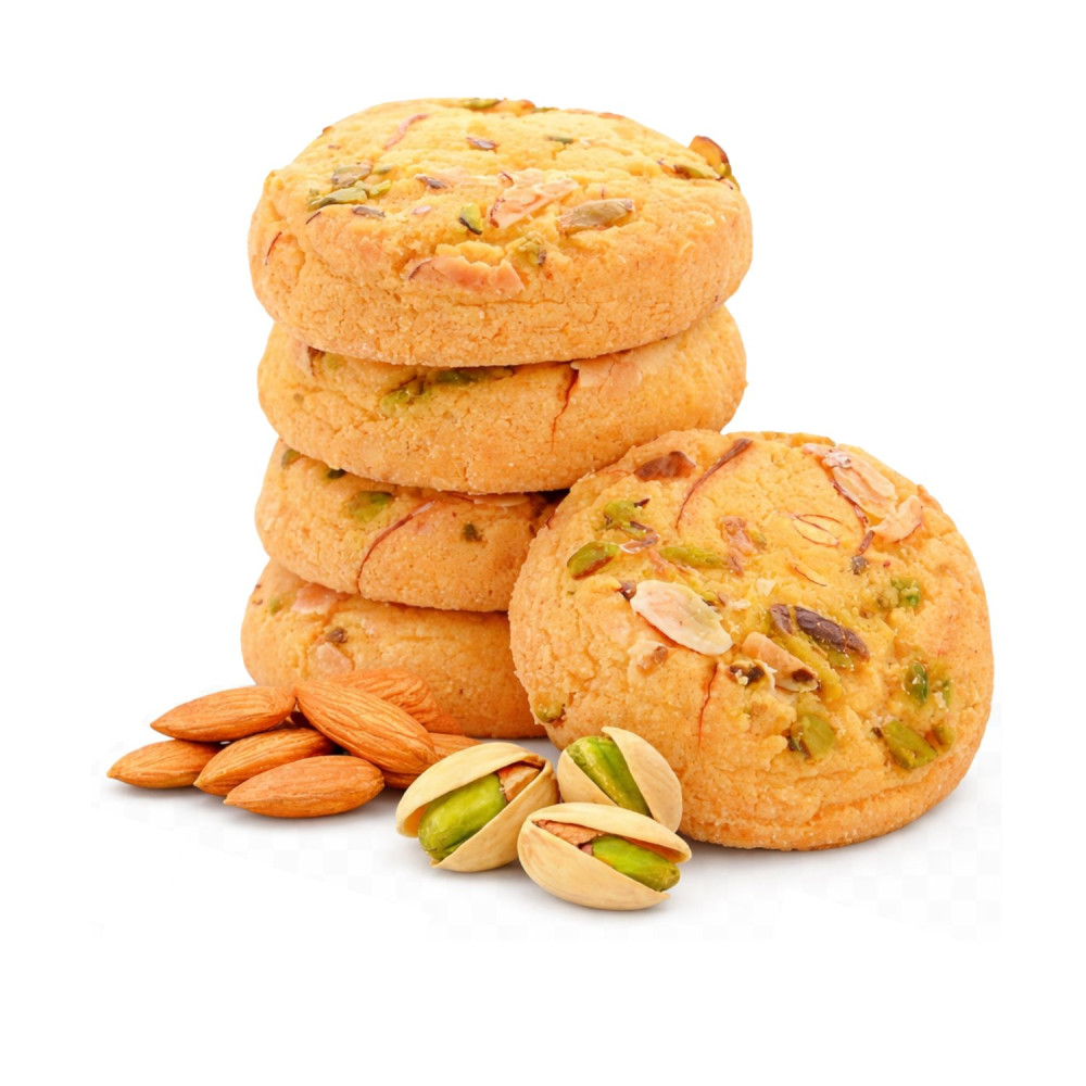 Image of Bakery Biscuit Badam Pista KNB 400 Grams