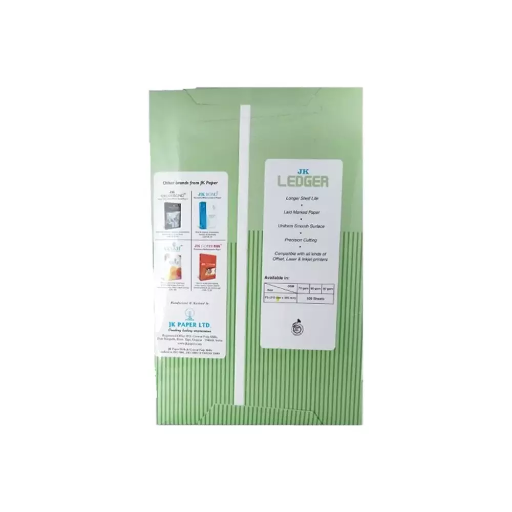 Ledger Paper 80 Gsm JK FS Size