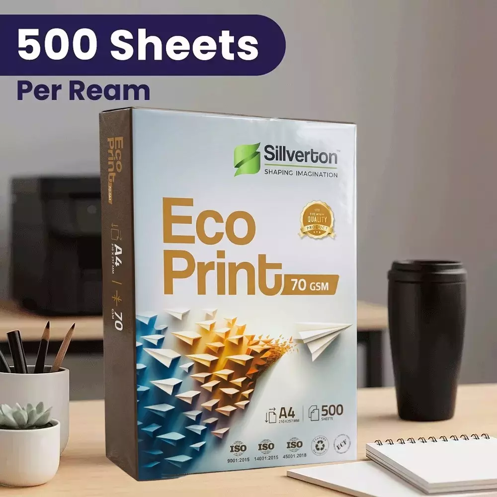 Silverton Eco-Print Copier Paper A4 Size 70 GSM 500 Sheets