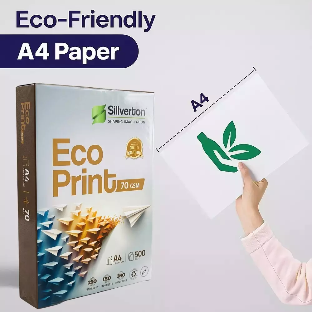 Silverton Eco-Print Copier Paper A4 Size 70 GSM 500 Sheets