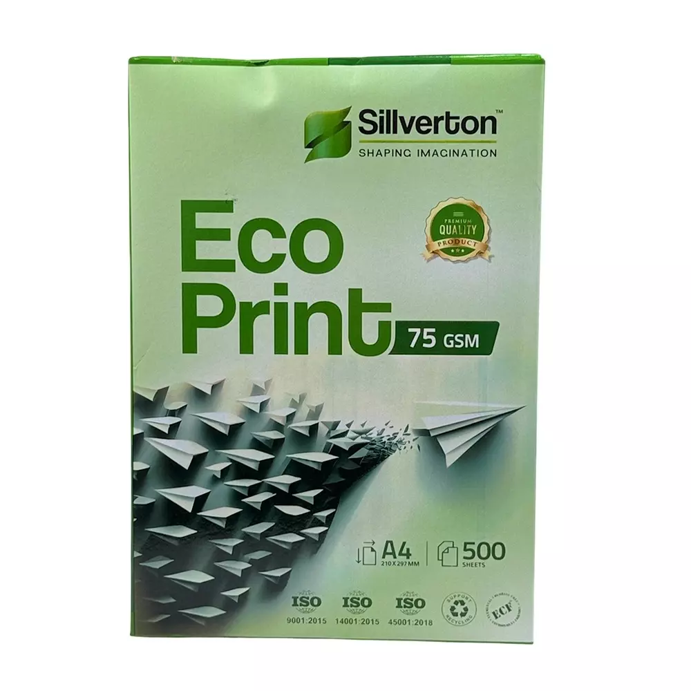 Silverton Eco-Print Copier Paper A4 Size 75 GSM 500 Sheets