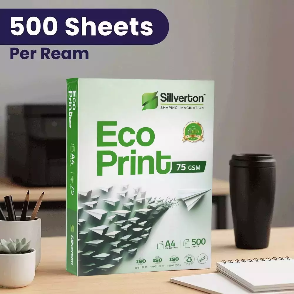 Silverton Eco-Print Copier Paper A4 Size 75 GSM 500 Sheets