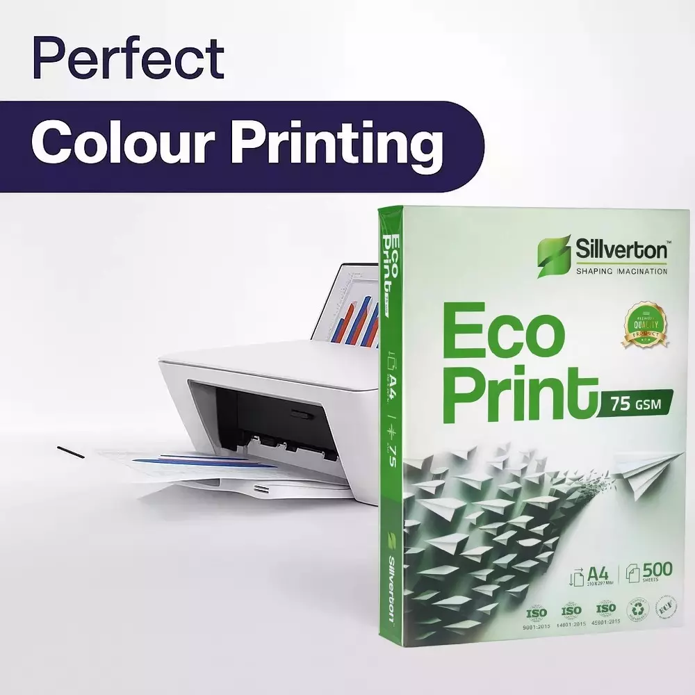 Silverton Eco-Print Copier Paper A4 Size 75 GSM 500 Sheets