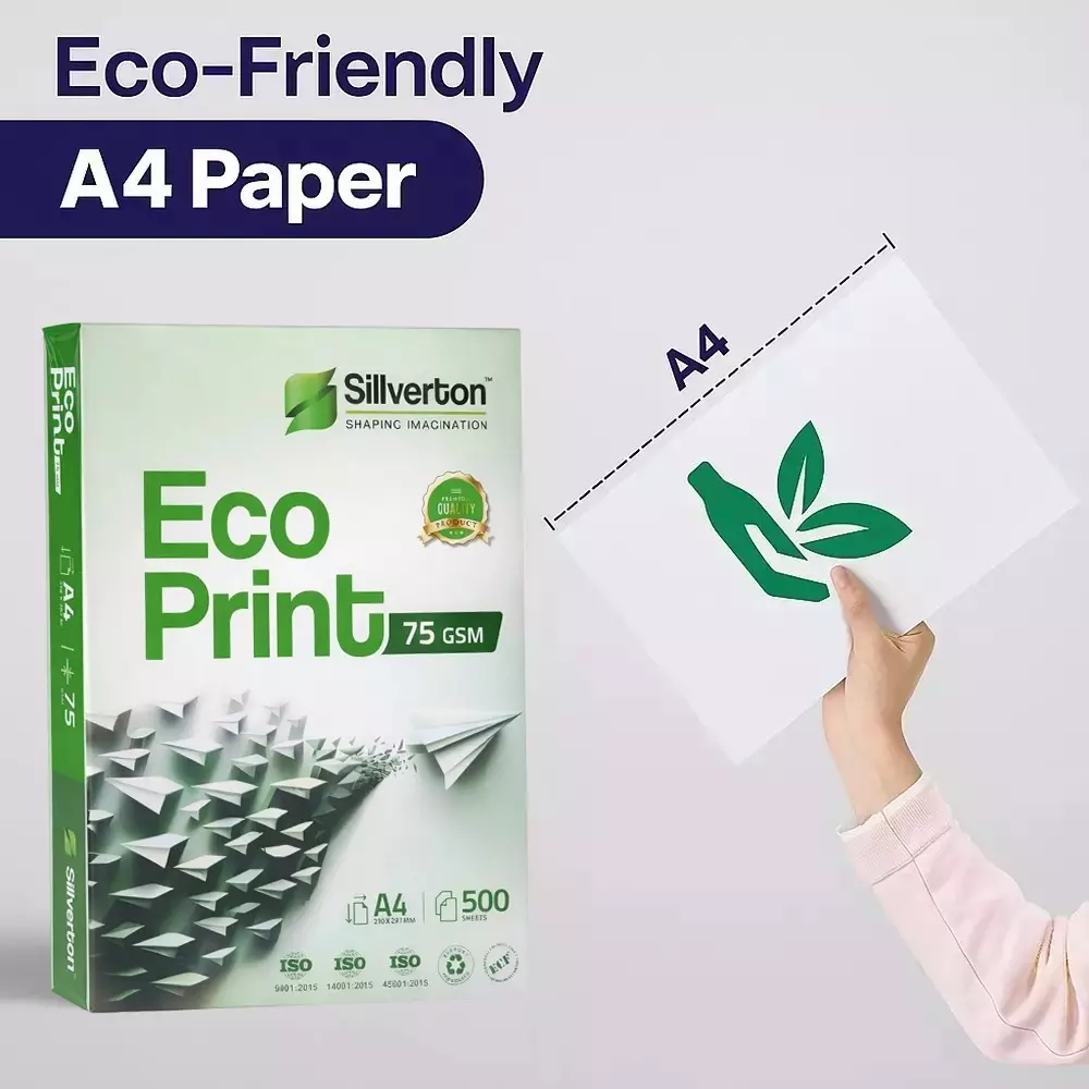 Silverton Eco-Print Copier Paper A4 Size 75 GSM 500 Sheets