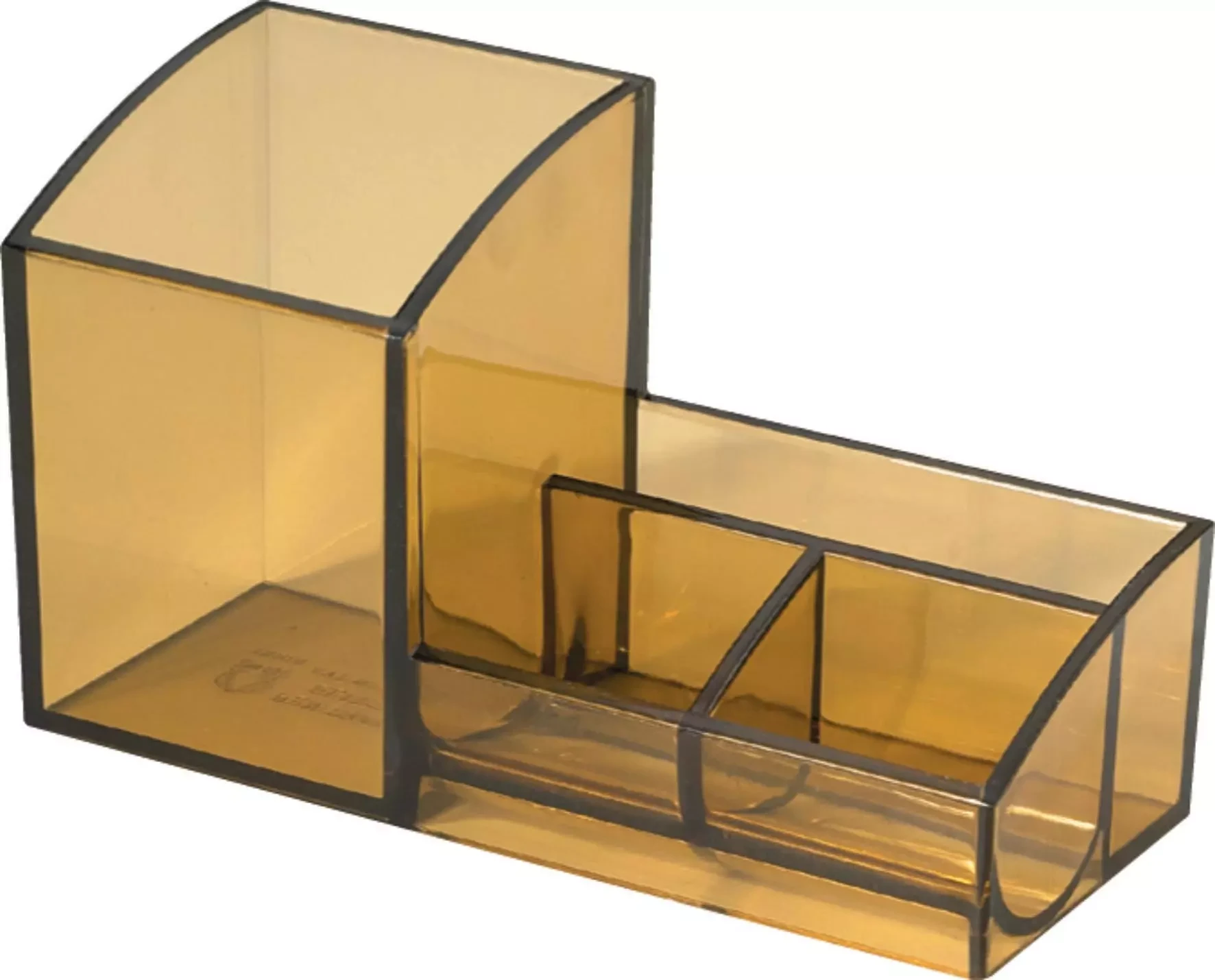 Pen Stand Omega 4 compartments Elite Smoke Brown