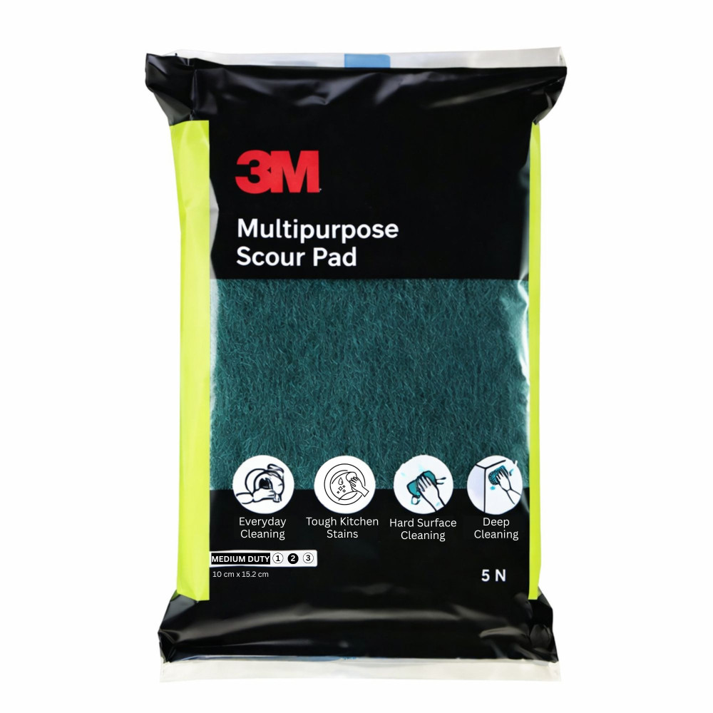 Image of Scotch Brite 4X6 Inch 3M Pack of 5