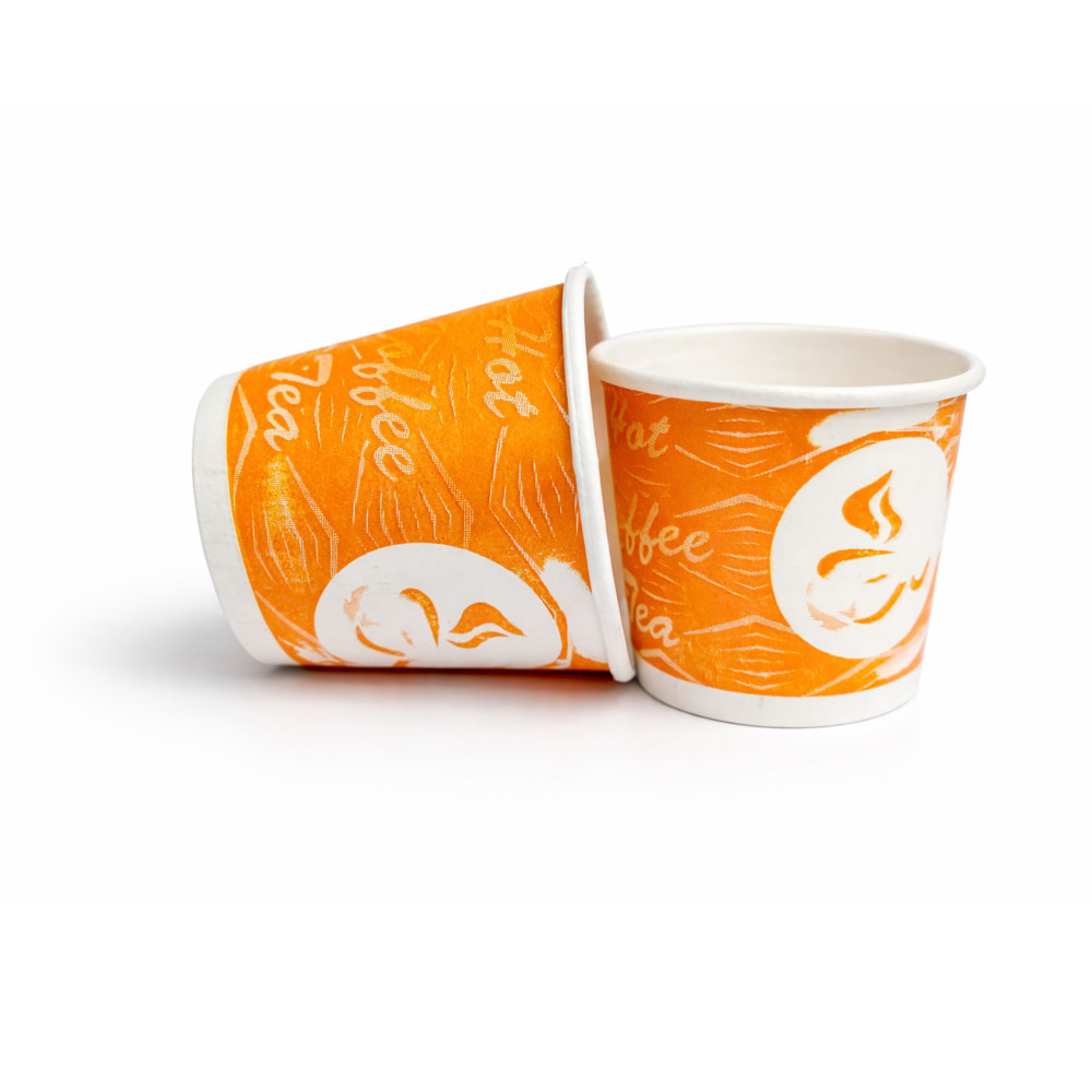 Image of Disposable Paper Cup 60 ml Printed Pack of 1000