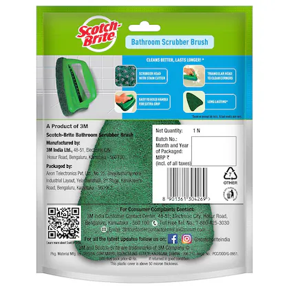 Floor Scrubber with Scotch Brite