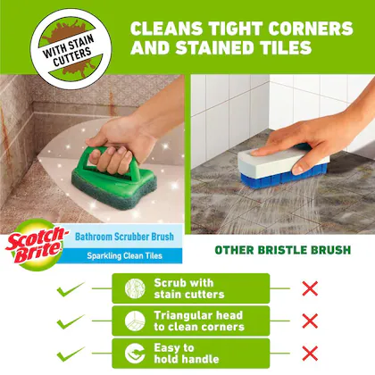 Floor Scrubber with Scotch Brite