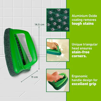 Floor Scrubber with Scotch Brite