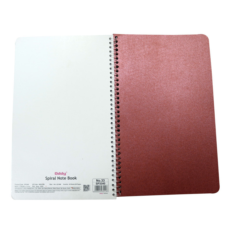 Spiral Notebook 18 40 sheets Oddy SP3340