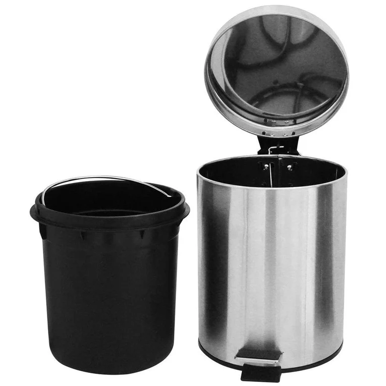 Stainless Steel Dustbin Paddle 5 Liter