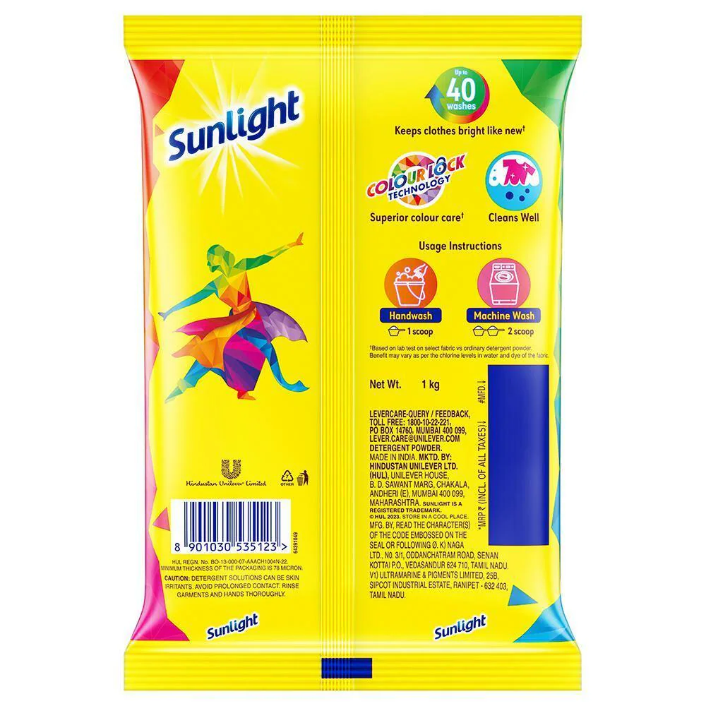 Detergent Powder 1Kg Sunlight