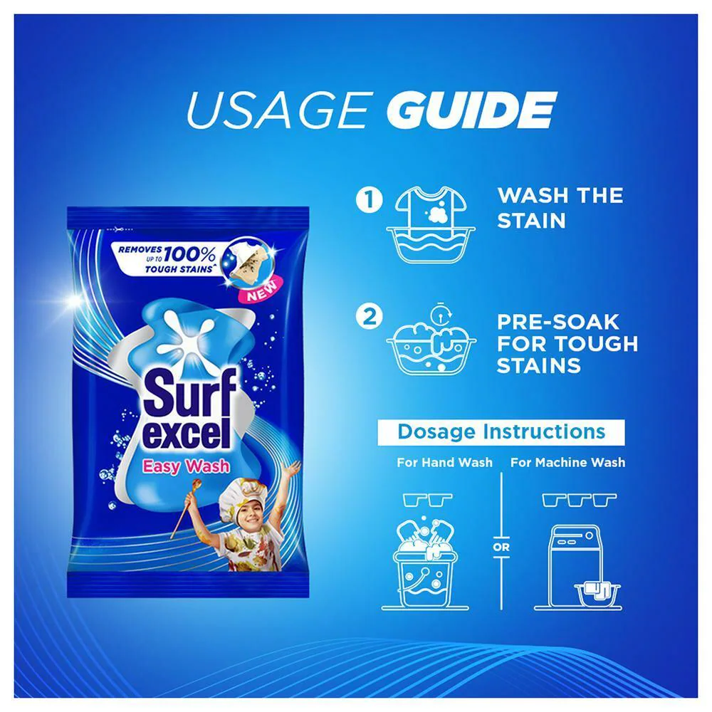 Detergent Powder 500 Grams Surf Excel Easywash
