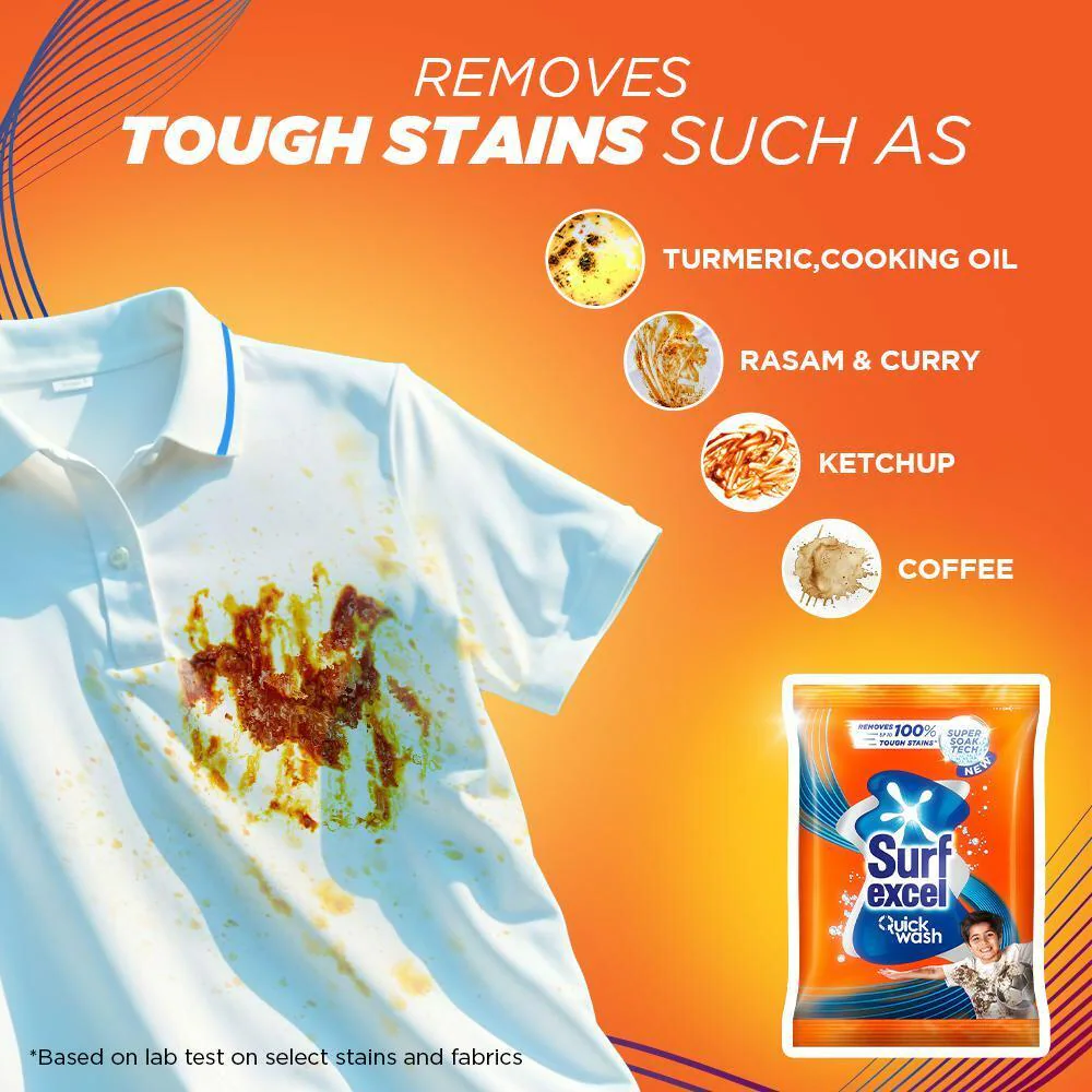 Detergent Powder 1 Kg Surf Excel Quickwash