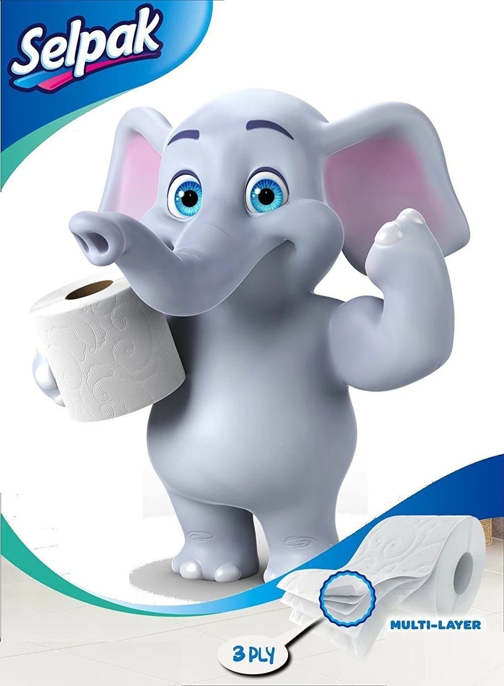 Toilet Roll 140 Sheets 3 Ply Virgin Selpak