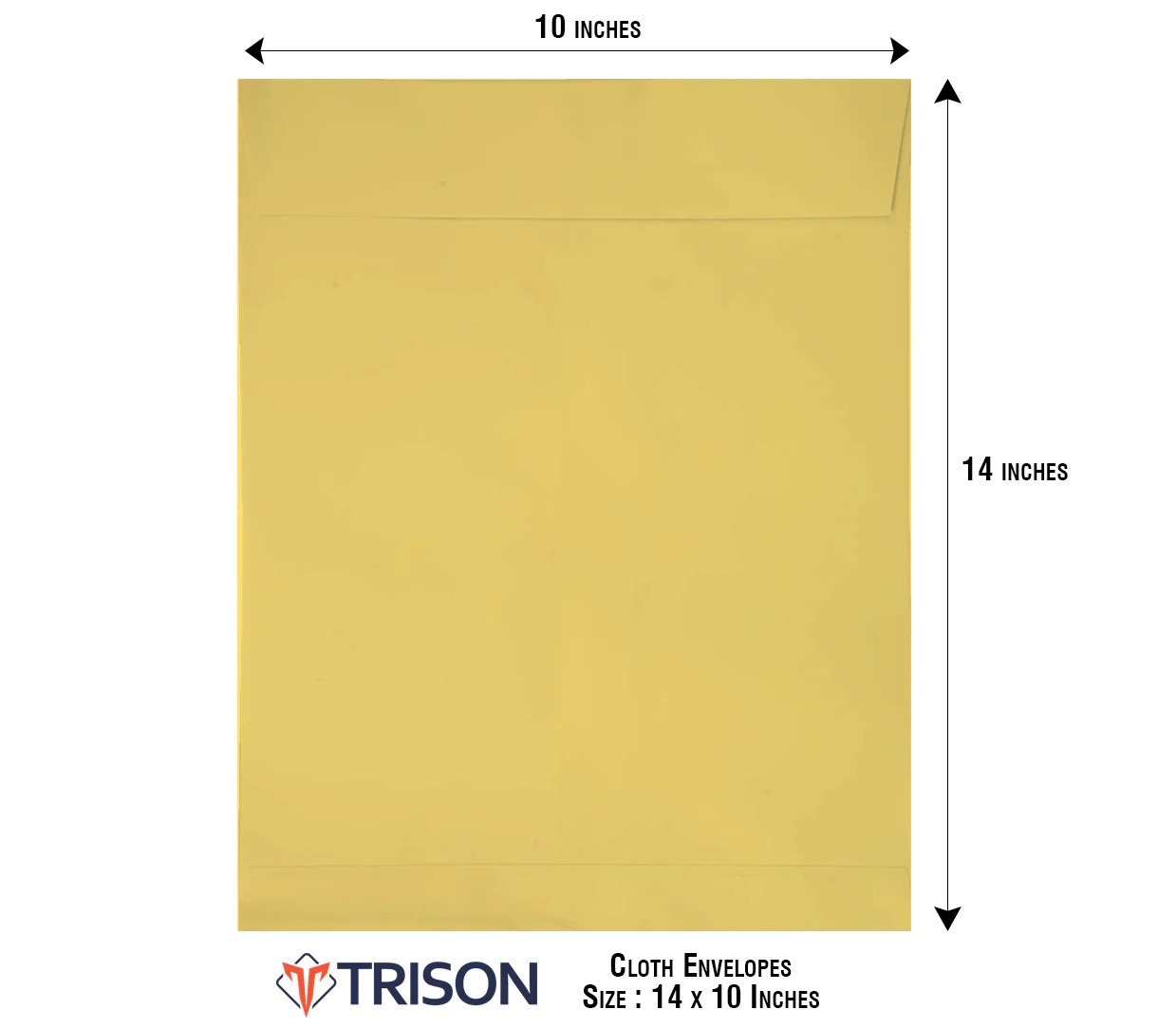 Envelope Yellow cloth 1410 Trison Pack of 50