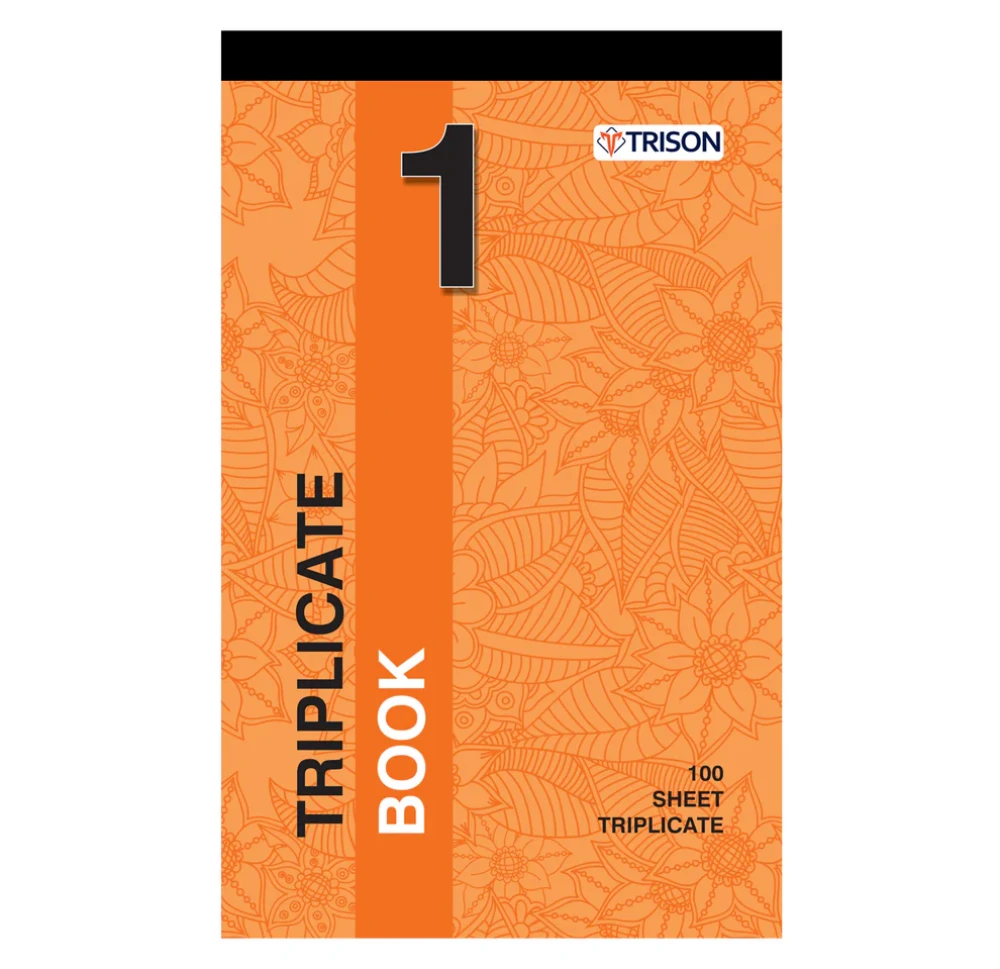 Triplicate Book Trison No.1 1/8 (100 Set)