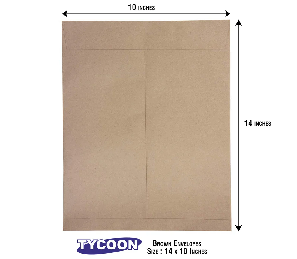 Envelope Brown 80 GSM 1410 Tycoon Pack of 100