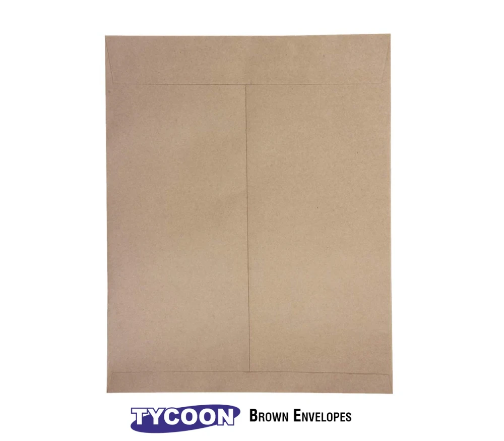 Image of Envelope Brown 80 GSM 14*10 Tycoon Pack of 100
