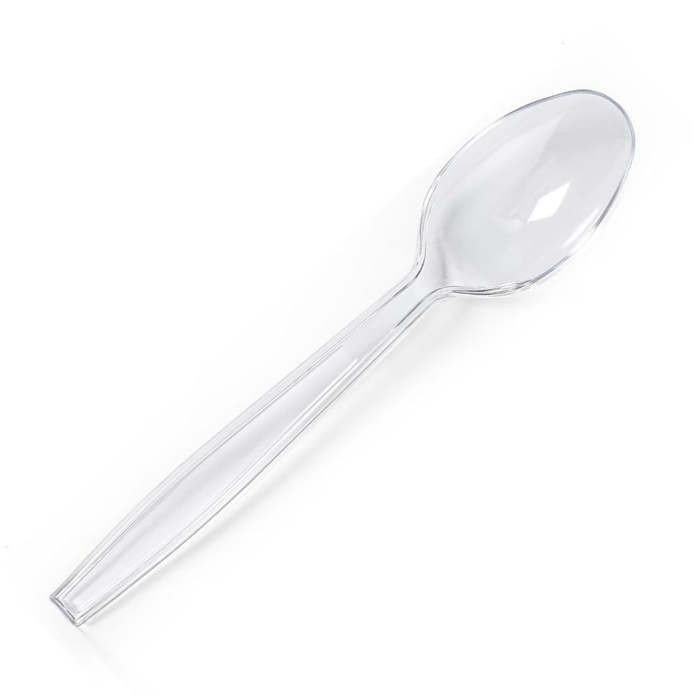 Plastic spoon 100 pcs pkt