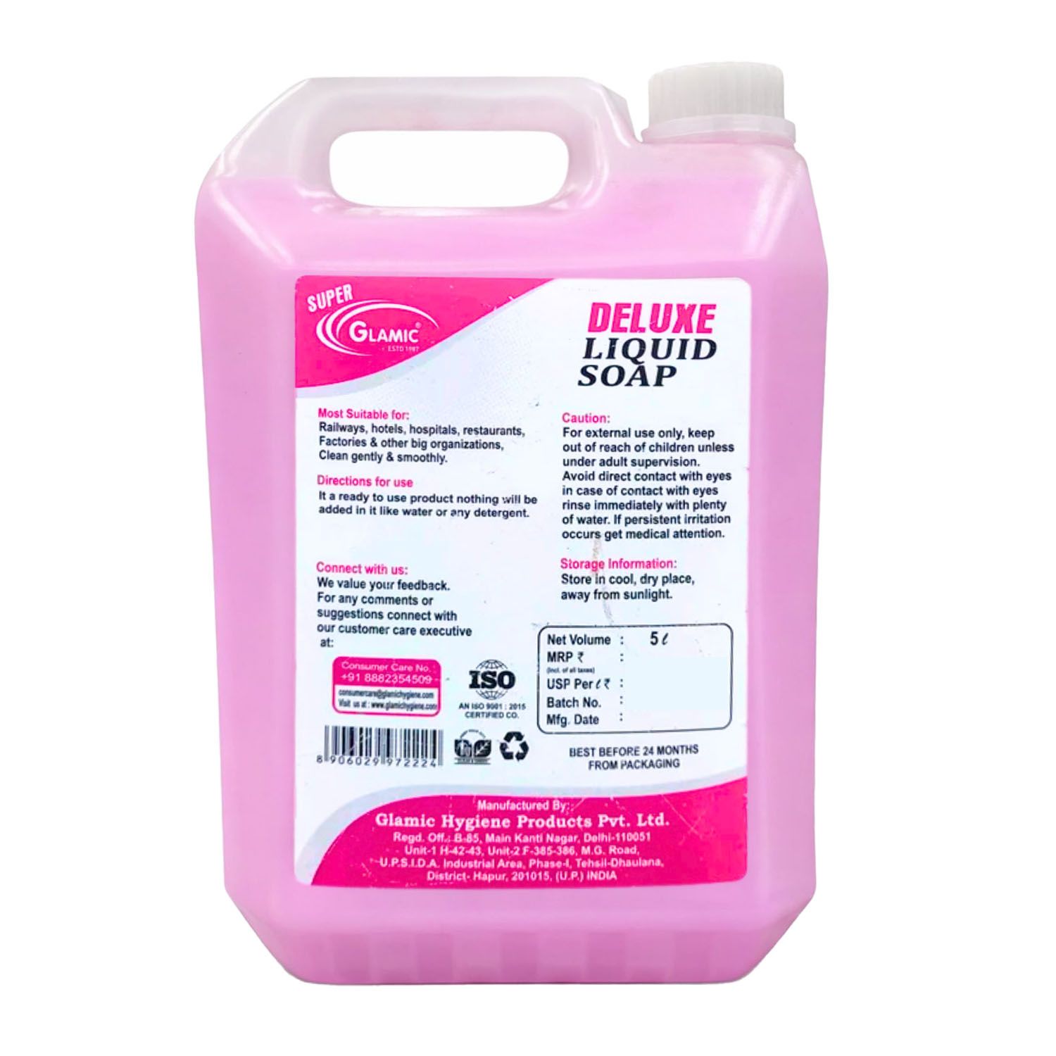 Handwash Pink Glamic 5 Liter