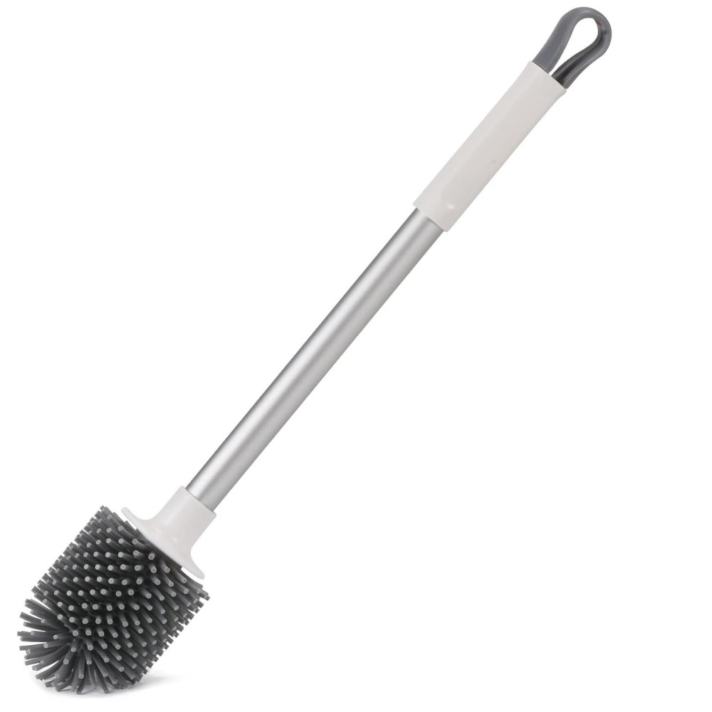 Image of Toilet Brush SS Silicon Round BRW