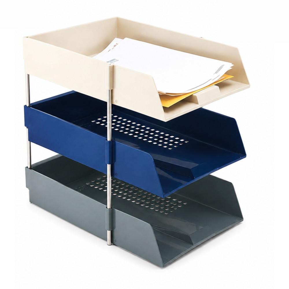 Image of Paper and File Tray Set of 3 Kebica 2030