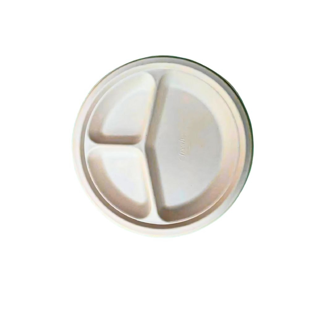 Disposable Plates 10 3 Partition-25 Pcs