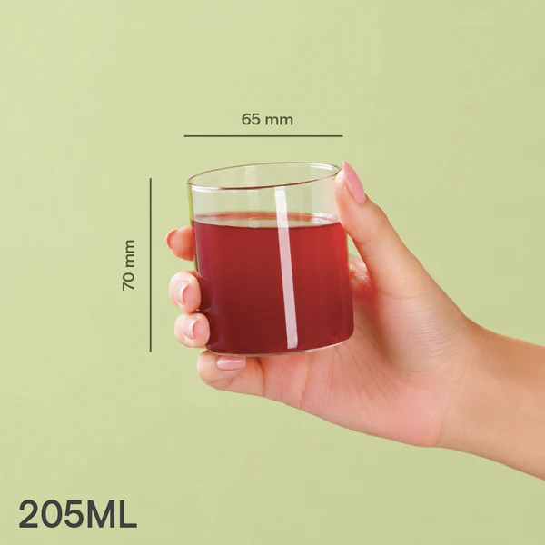 Borosil Glass Set 6 Pcs 205ML