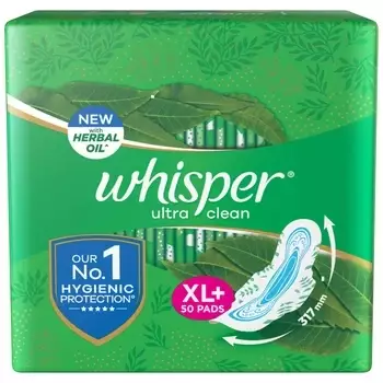 Whisper Choice Sanitary Pad Ultra XL 50 Pads