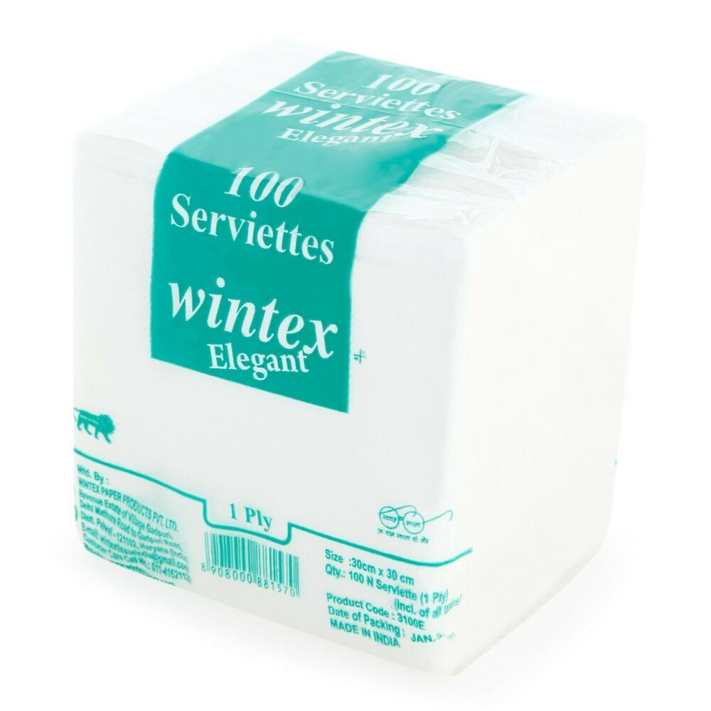 Paper Napkin 100 Sheets 1 Ply Wintex 3100WN