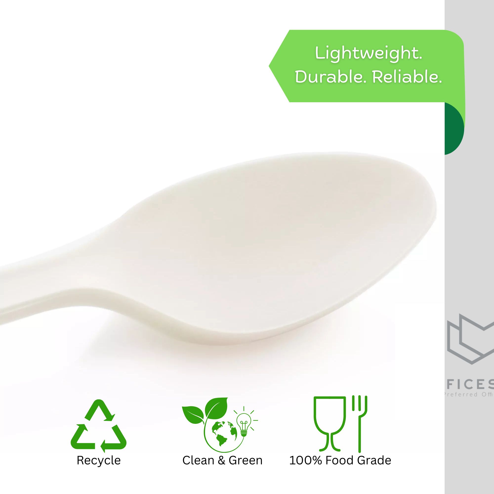Plastic Spoon Premium 50 Pcs Packet