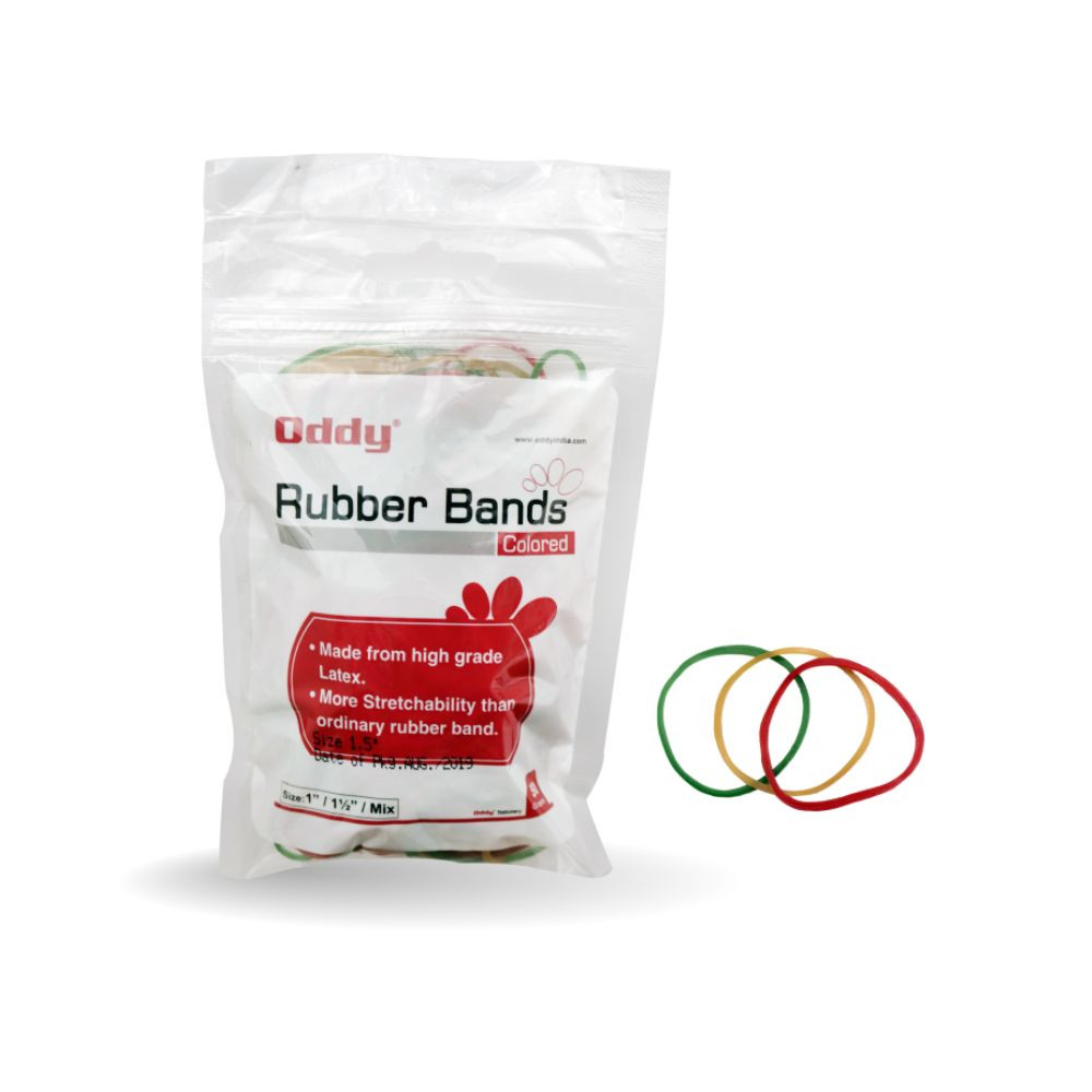 Rubber Bands - 50 Gram Packet Oddy RB-50gm