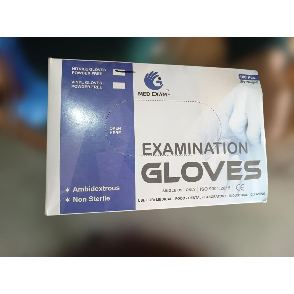 Hand Gloves Surgical Vinyl Transparent