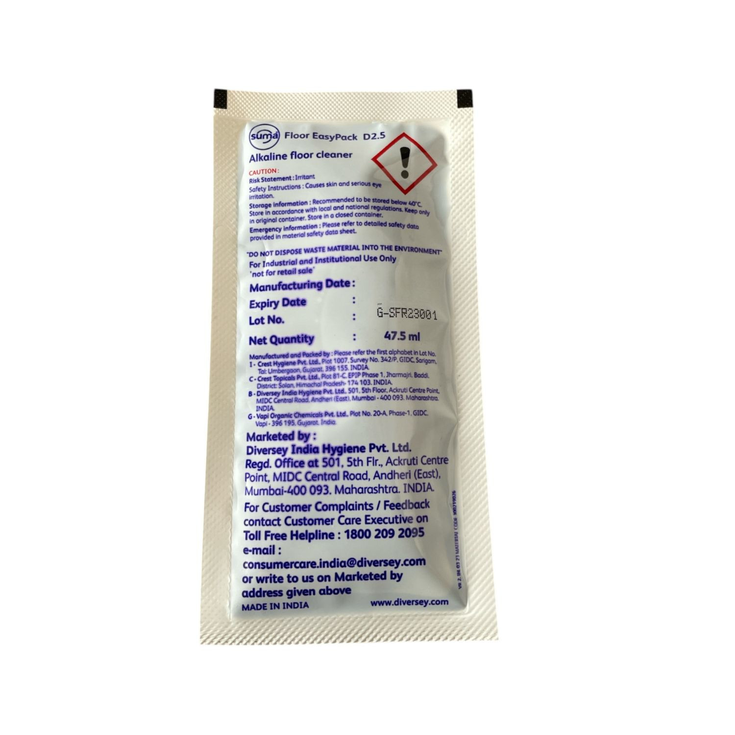 Suma Floor Easy Pack 475ML Sachet