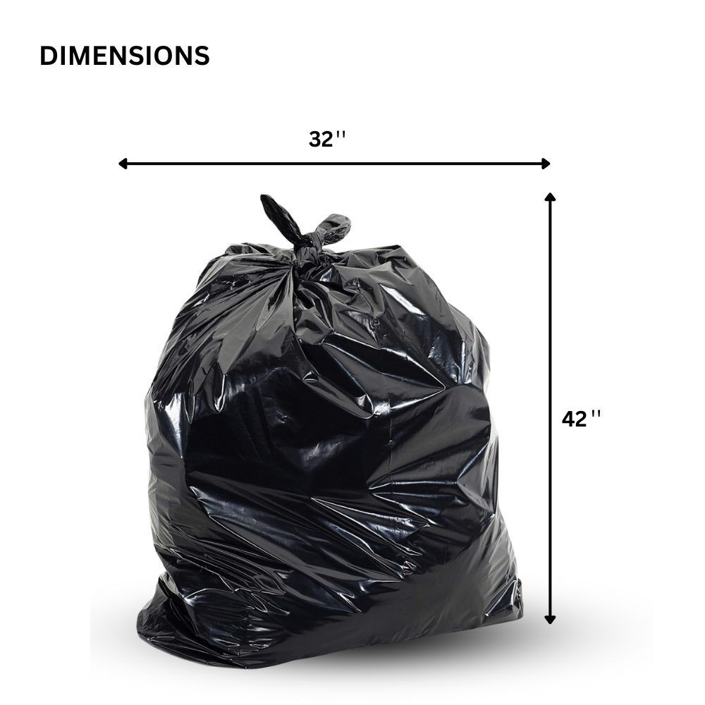 Garbage Bag Black 3242  7 Pcs Packet