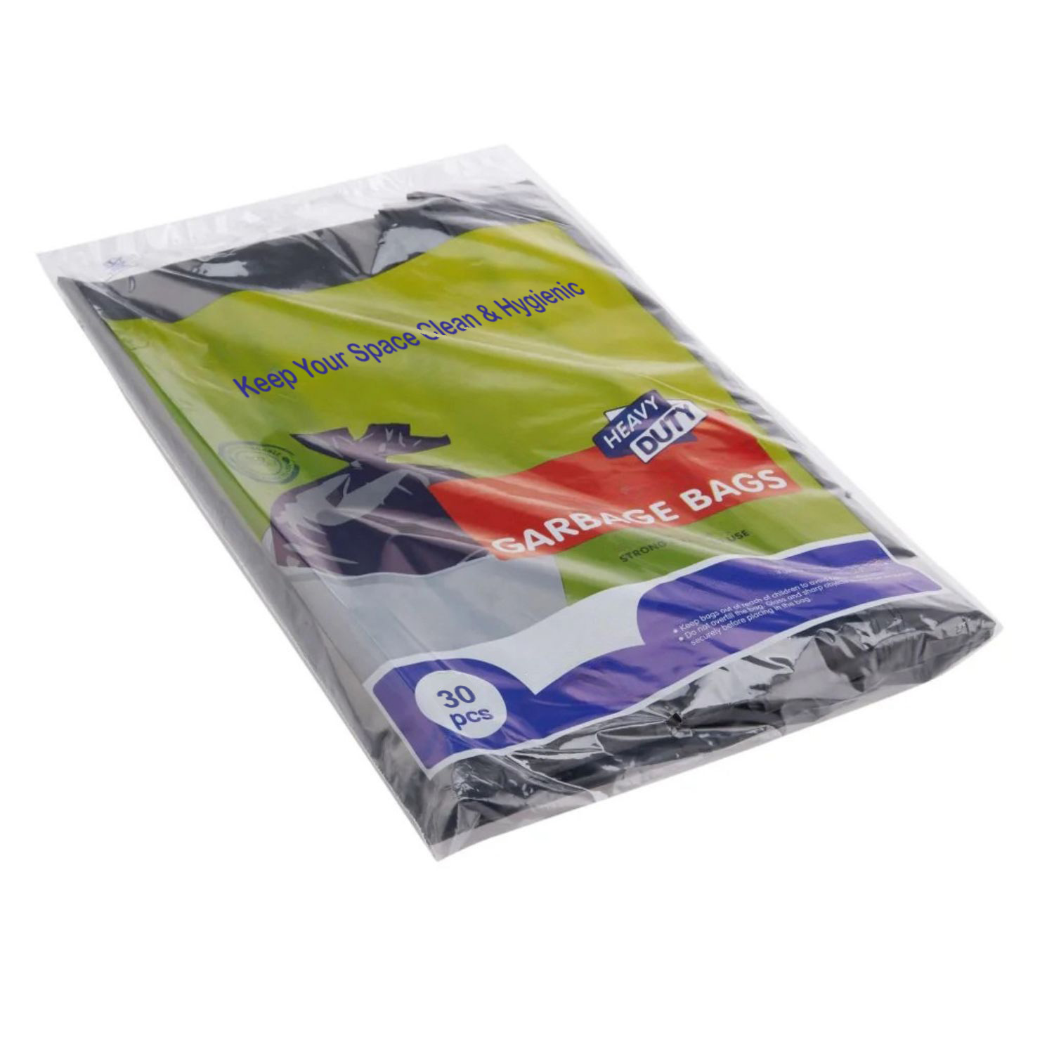 Garbage Bag Black 1921 Packet 30Pcs