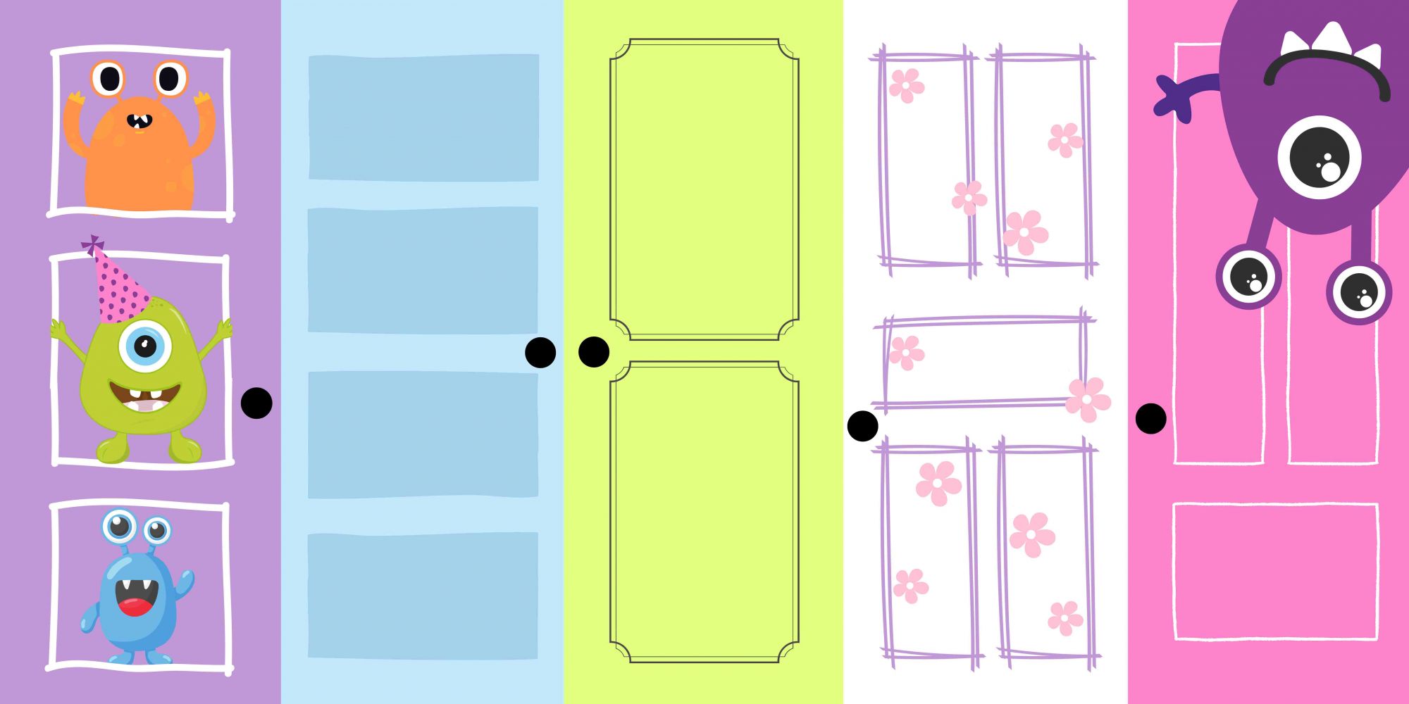 Monsters Inc Door Template