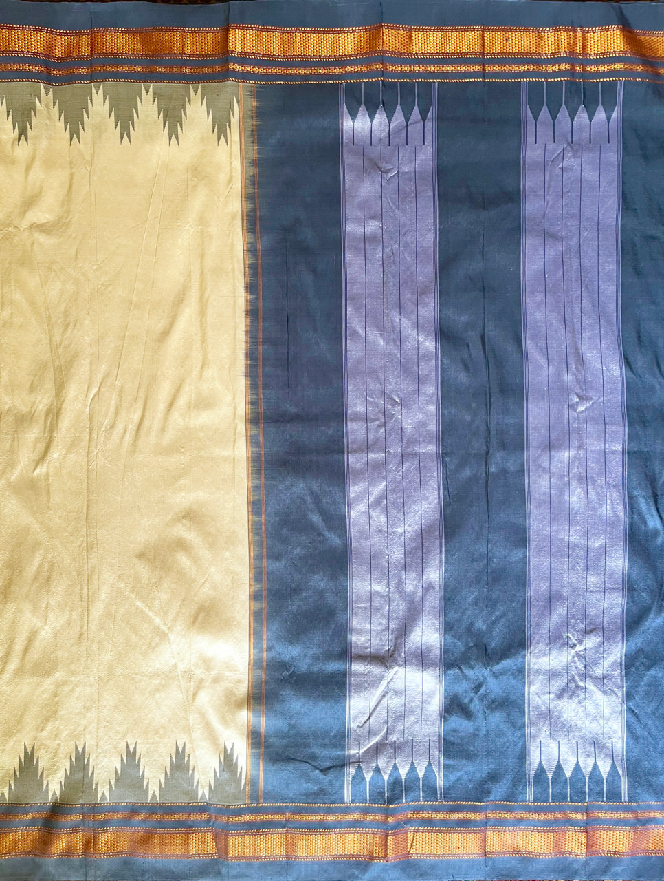 Ilkal pure silk handloom saree