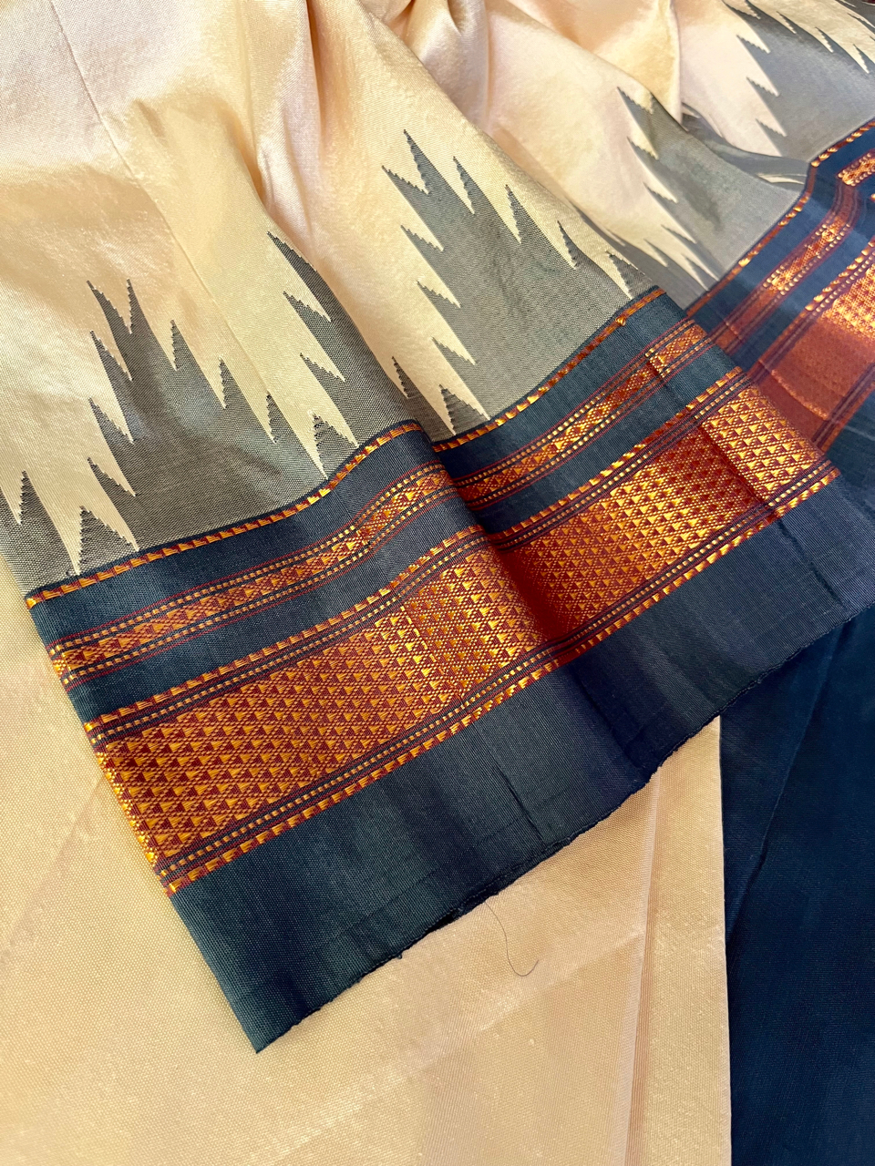 Ilkal pure silk handloom saree