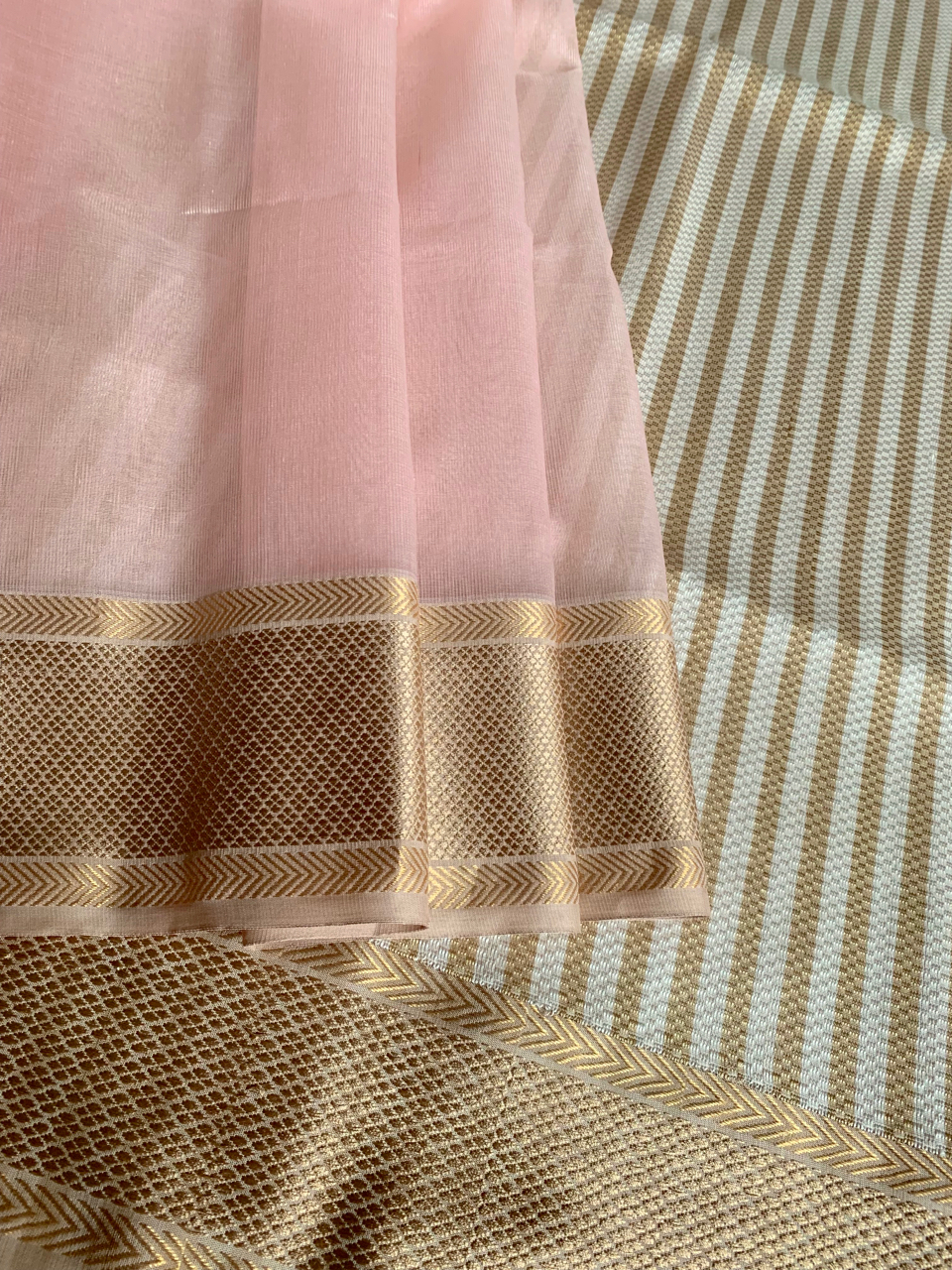 Maheshwari cotton-silk handloom saree