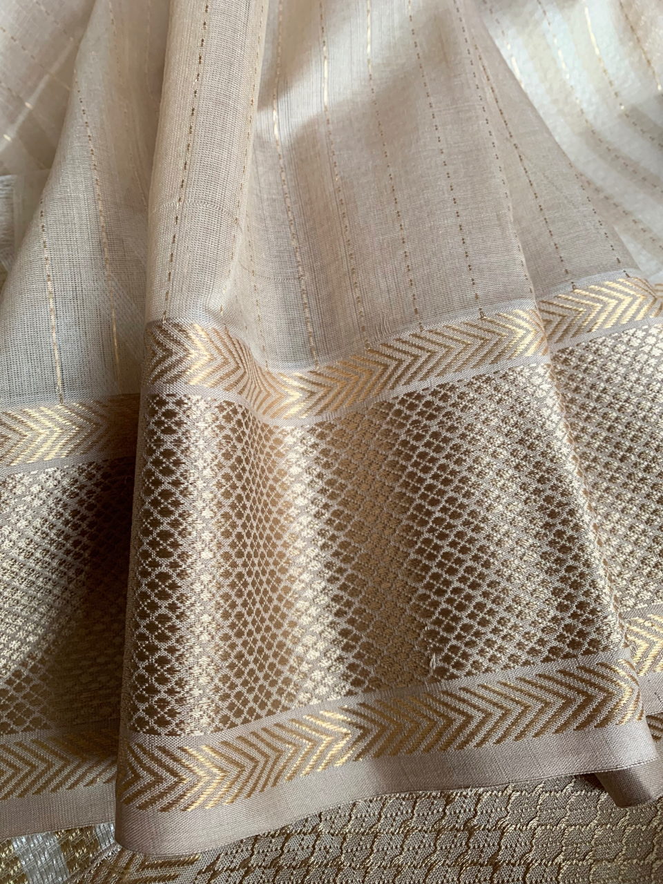 Maheshwari cotton-silk handloom saree