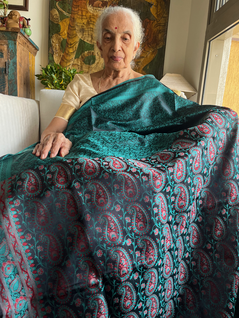 Himroo silk handloom saree