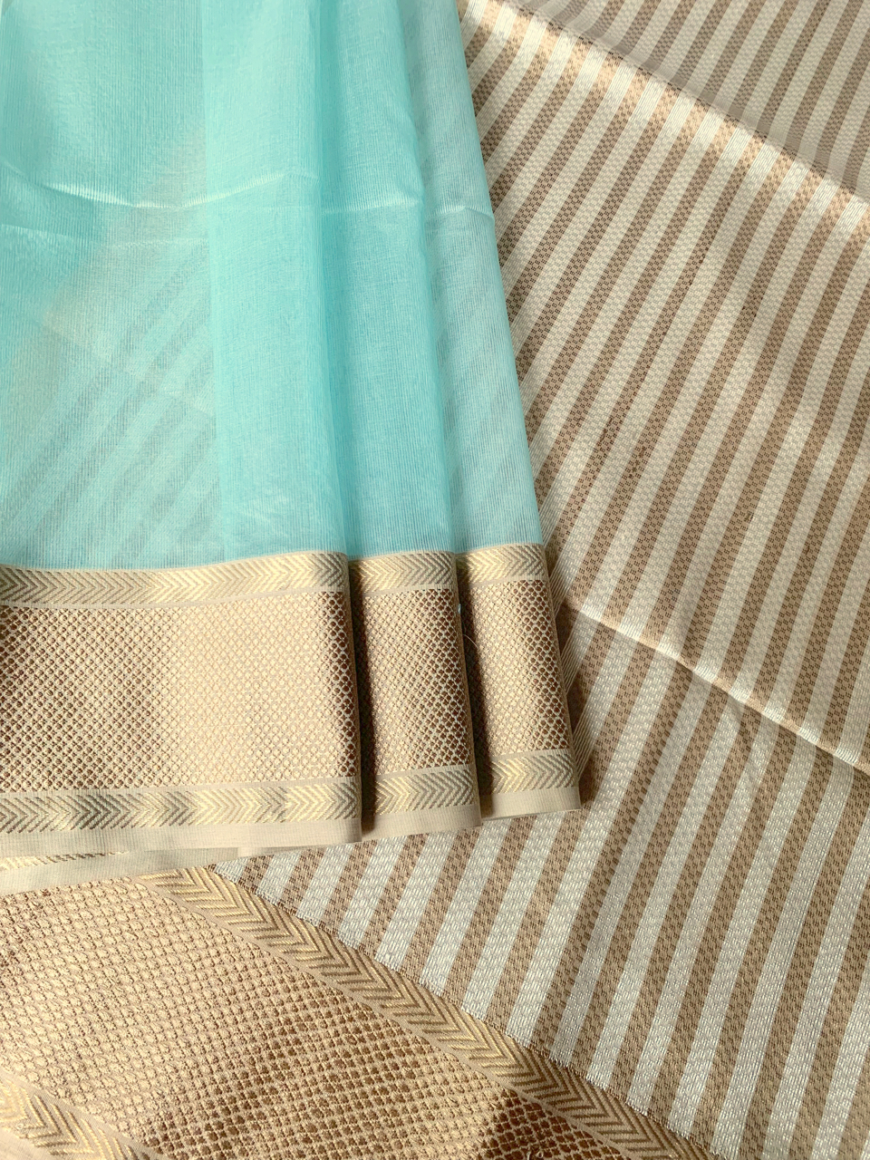 Maheshwari cotton-silk handloom saree