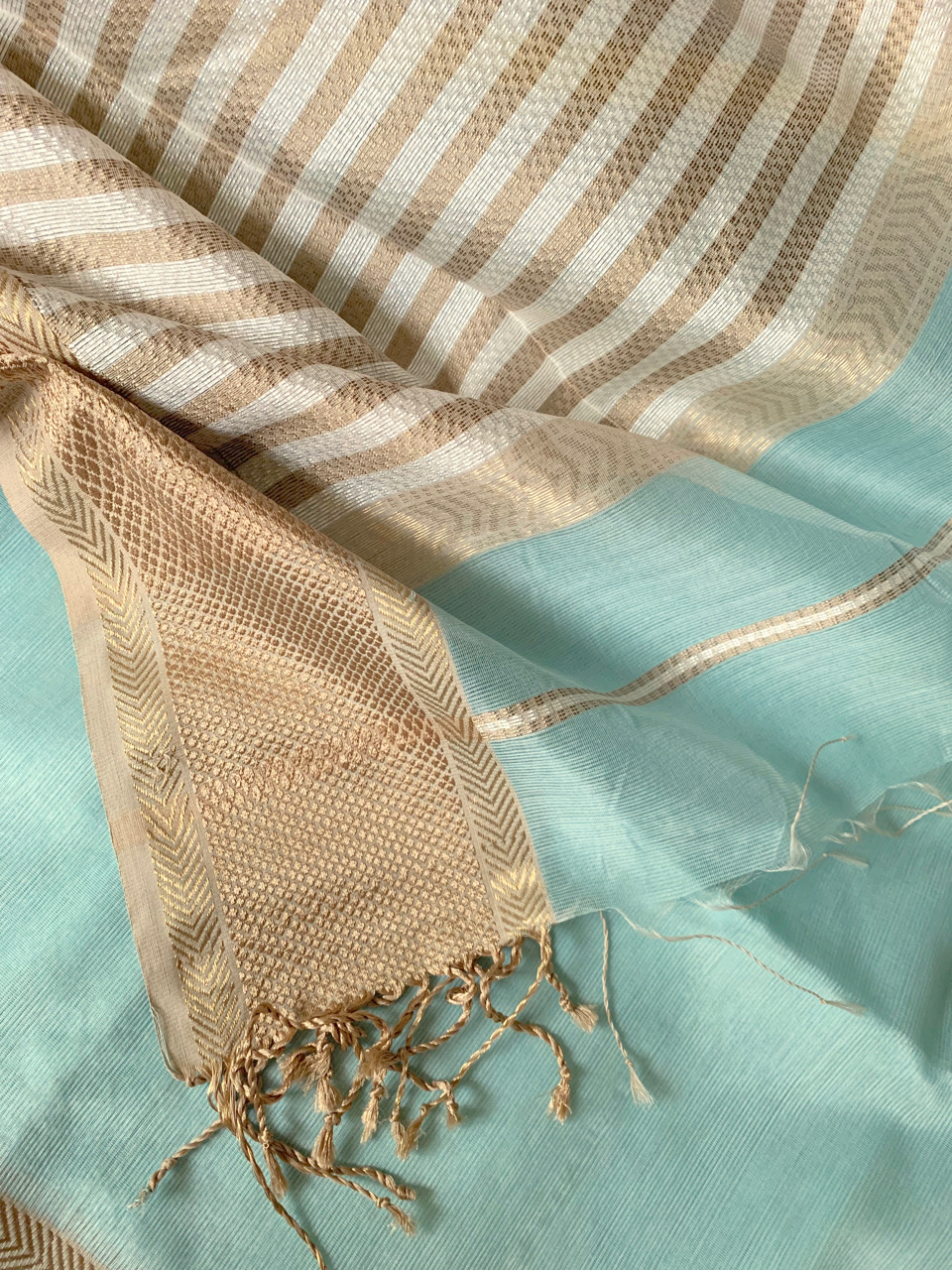 Maheshwari cotton-silk handloom saree