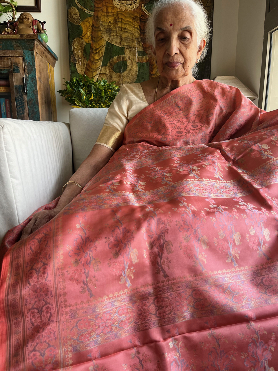 Himroo silk handloom saree